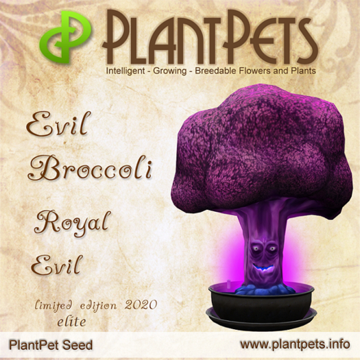 PlantPet Seed [Evil Broccoli *Royal Evil*]
