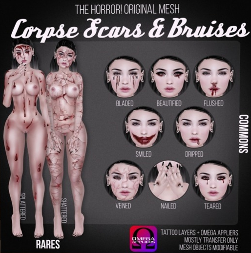 The Horror!~ Corpse Scars & Bruises - Beautified