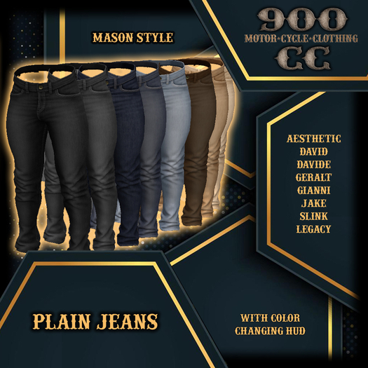 900cc Delivery Box PLAIN JEANS v1.6