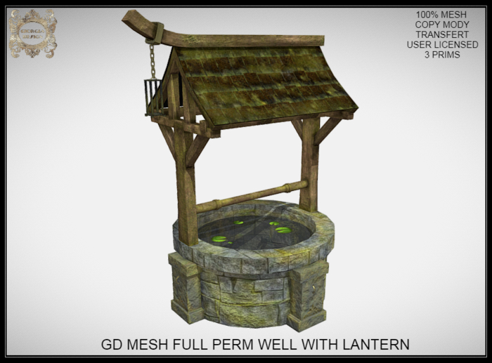 GD MESH FULL PERM WELL WITH LANTERN