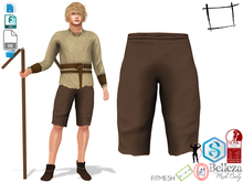 WC1750 Medieval Villager Peasant Brown Pants DEVKIT