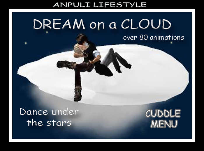 DREAM ON A CLOUD Cuddle Dance Menu 80+ anims