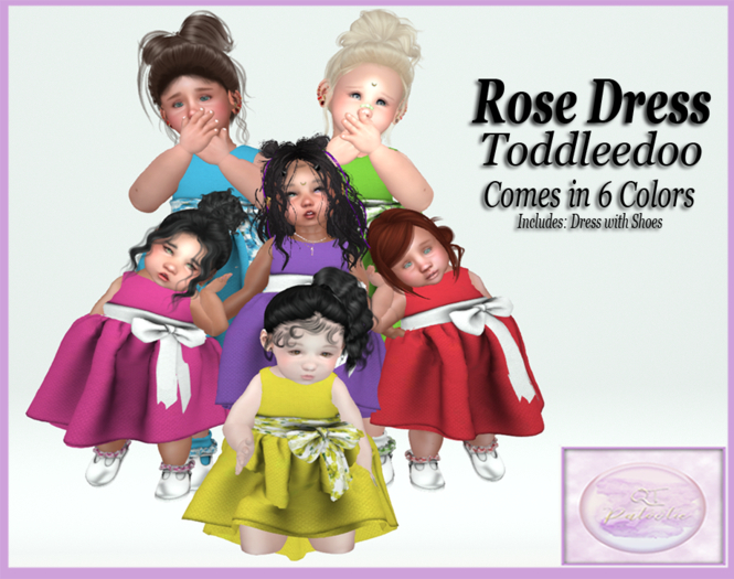 {QTP} Rose Dress Ocean TD [WEAR TO UNPACK]