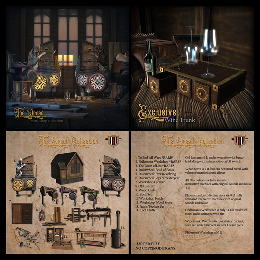 [ContraptioN] The Dread: Jean's Tool Clutter Set BOXED