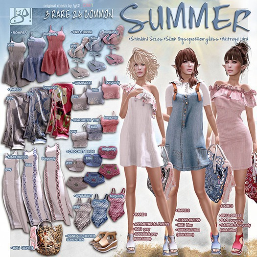 !gO! Summer jeans dress RARE 2 - Standard Sizes