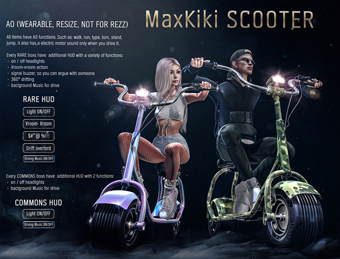 ~MR~ MaxKiki~Scooter ~ 4 RARE