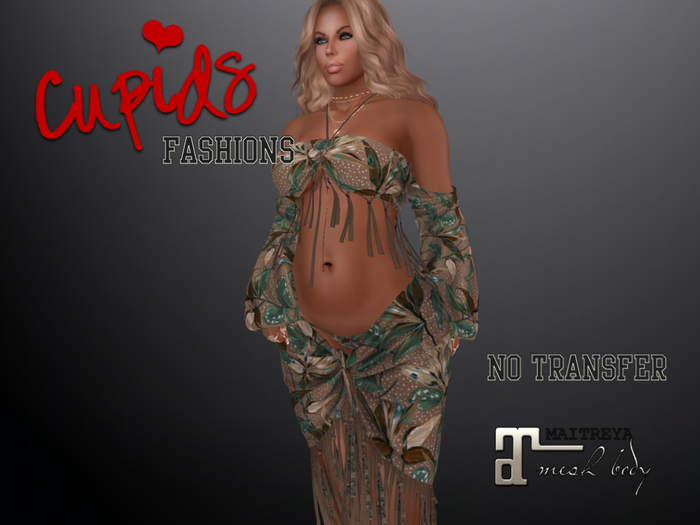 *CF* FRINGE DRESS MAITREYA BAJA