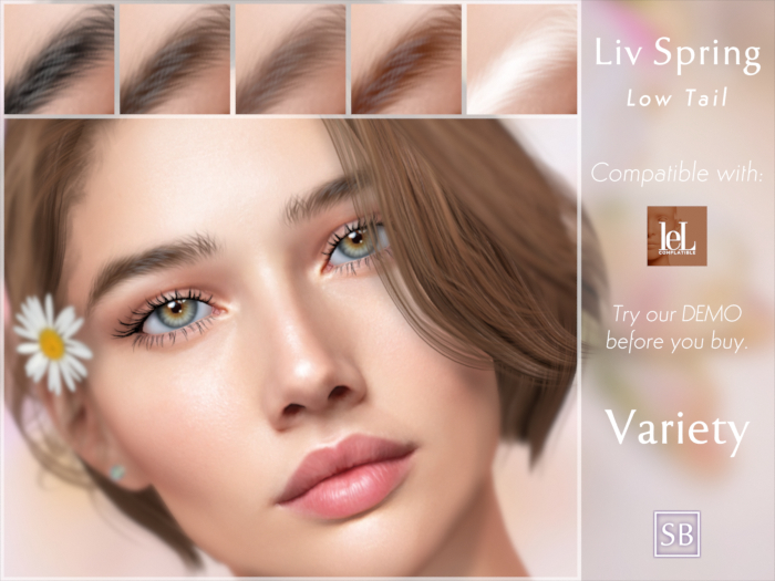 Eyebrows, Lelutka Evolution: LivSpring.LowTail.Variety