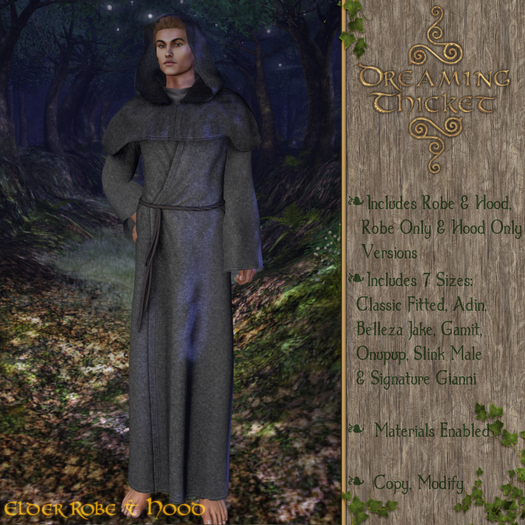 Dreaming Thicket - Elder Robe & Hood - Birch