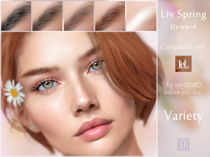Eyebrows, Lelutka Evolution: LivSpring.Upward.Variety