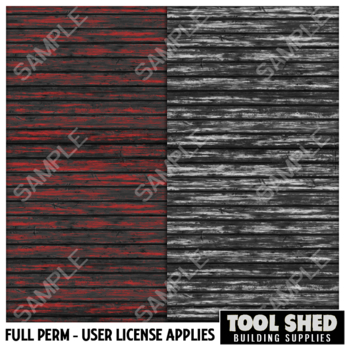 Second Life Marketplace - Tool Shed - Worn Wood Siding