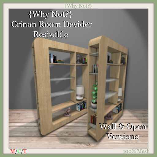 {Why Not?} Crinan Room Deviders{Resizable}-Boxed