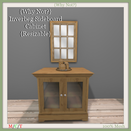 {Why Not?} Inverbeg Sideboard Cabinet{Resizable}-Boxed