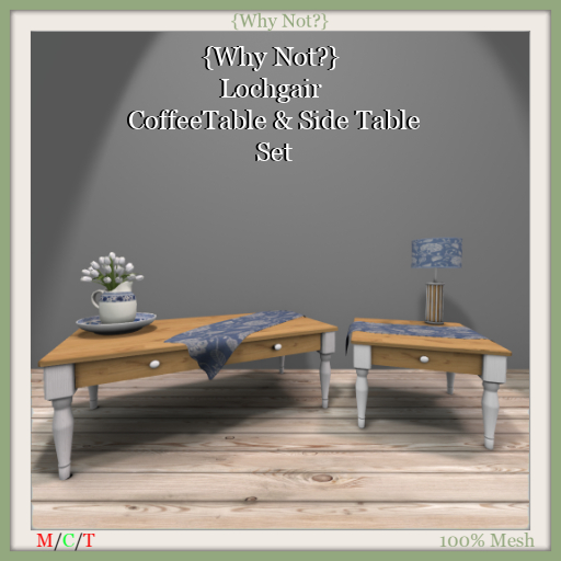 {Why Not?} Lochgair Table Set-Boxed