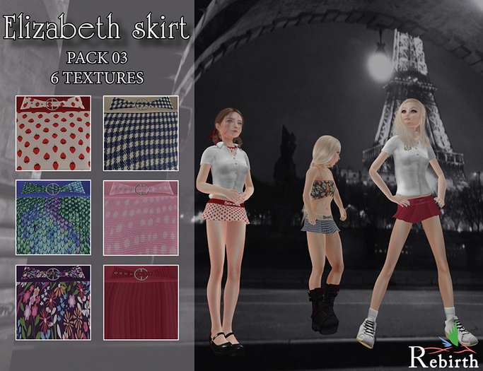 ~*Elizabeth skirt*~ Pack 03