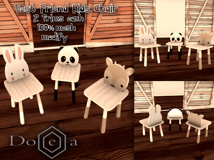 DollellA- Best Friends Kids Play Chair