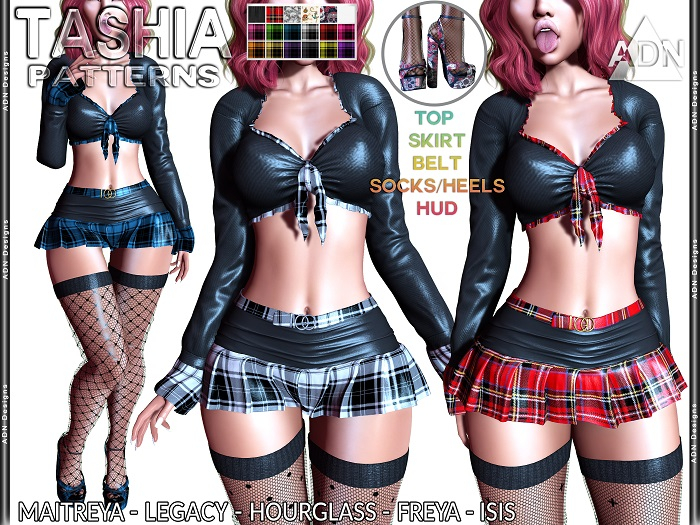 ADN Tashia Patterns MAITREYA LEGACY HOURGLASS FREYA ISIS