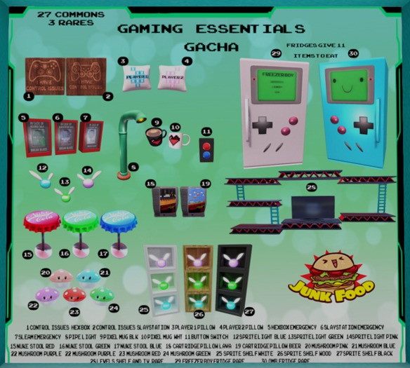 Second Life Marketplace Junk Food Sprite Light (Green)