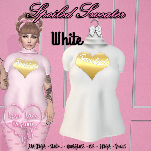::LL::Spoiled Sweater // White {WEAR TO UNPACK}