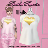 ::LL::Spoiled Sweater // White {WEAR TO UNPACK}