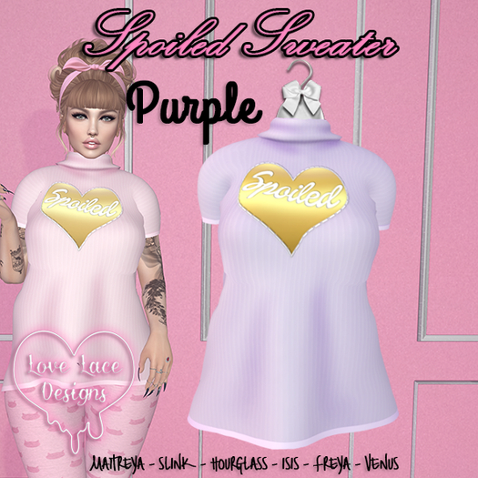 ::LL::Spoiled Sweater // Purple {WEAR TO UNPACK}