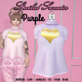 ::LL::Spoiled Sweater // Purple {WEAR TO UNPACK}