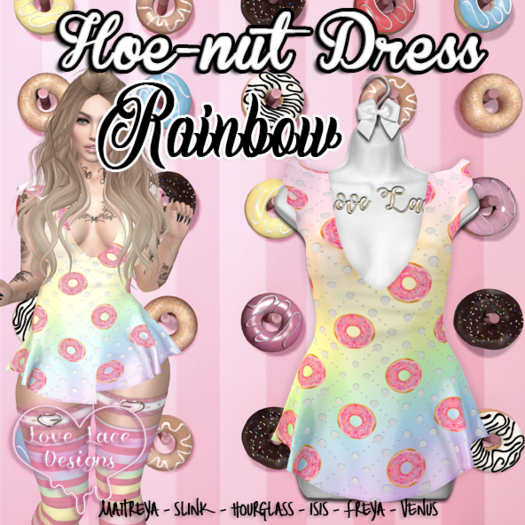 ::LL::Hoe-nut Dress // Rainbow