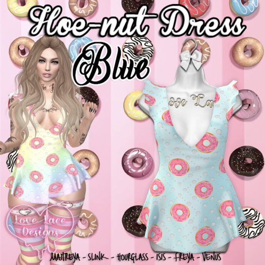 ::LL::Hoe-nut Dress // Blue {WEAR TO UNPACK}