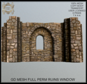 GD MESH FULL PERM RUINS WINDOW