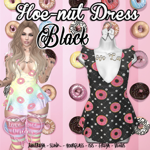 ::LL::Hoe-nut Dress // Black {WEAR TO UNPACK}