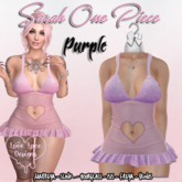 ::LL:: Sarah One Piece // Purple {WEAR TO UNPACK}