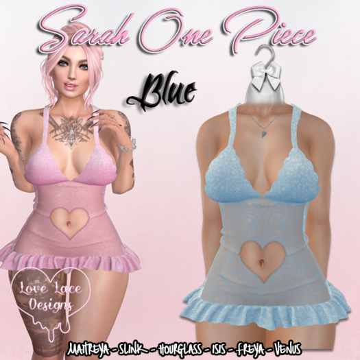 ::LL:: Sarah One Piece // Blue {WEAR TO UNPACK}