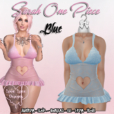 ::LL:: Sarah One Piece // Blue {WEAR TO UNPACK}