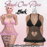 ::LL:: Sarah One Piece // Black {WEAR TO UNPACK}