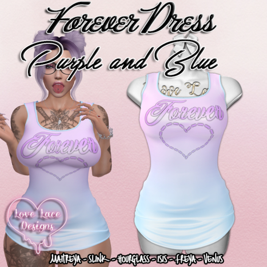 ::LL:: Forever Dress // Purple & Blue