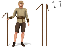 WC1752 Nunchucks Stick