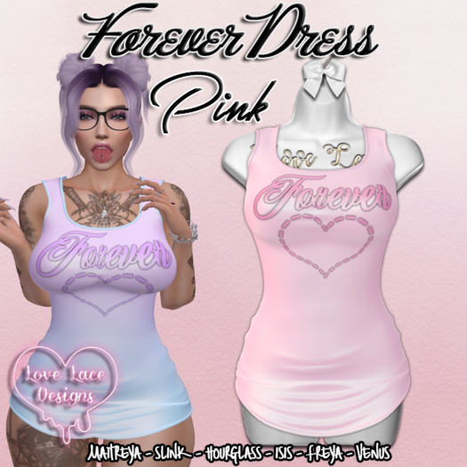 ::LL:: Forever Dress // Pink 