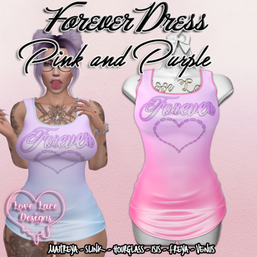 ::LL:: Forever Dress // Pink & Purple