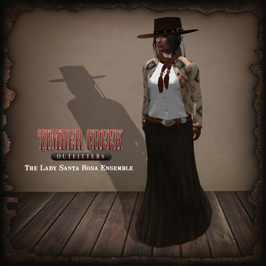 [Timber Creek] Lady Santa Rosa Ensemble-Rust-Boxed