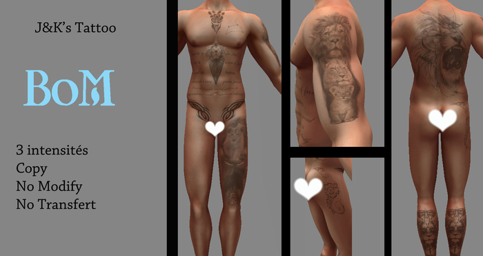 Tattoo leo bom