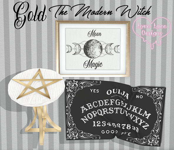 ::LL:: The Modern Witch  // Gold {WEAR TO UNPACK}