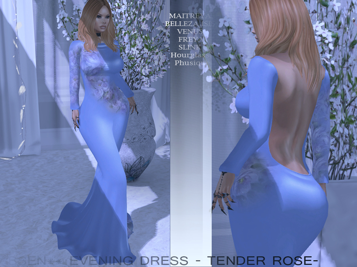 0410 **ABSEN** EVENING DRESS - TENDER ROSE-