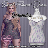 ::LL:: Sweet Flower Dress  // Lavender {WEAR TO UNPACK}
