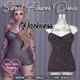 ::LL:: Sweet Flower Dress  // Darkness {WEAR TO UNPACK}