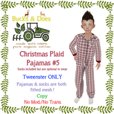 [Bucks & Does] Christmas plaid pajamas #5 - Tweenster