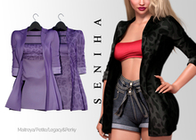 Seniha. Amaia Blazer&Top // Purple