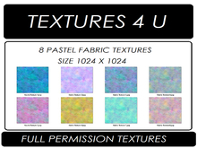 T4U 8 Pastel Fabric Textures (Boxed)