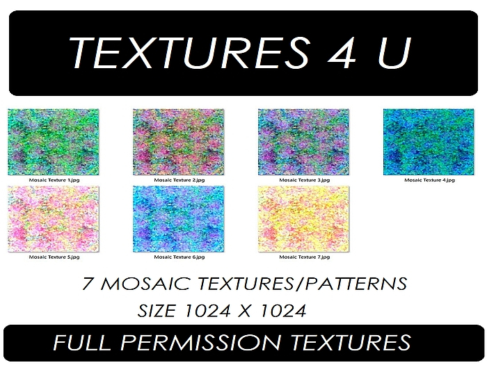 7 Mosaic Textures