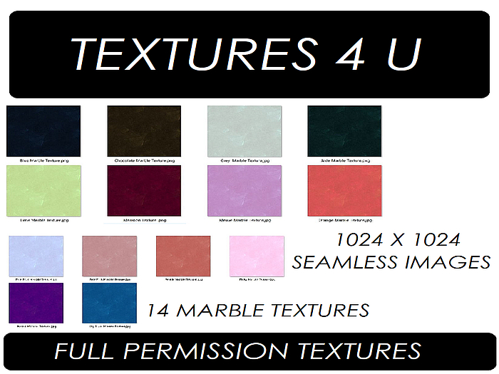 T4U 14 Seamless Marble Textures