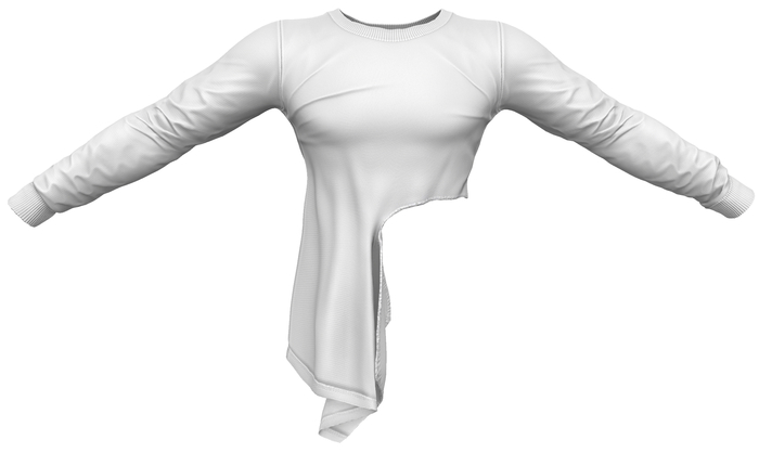 White Ripped Sweater Second Life Marketplace - RIOT / David Ripped Sweater - White | Jake ...